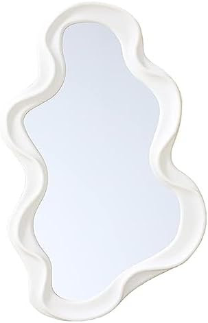 Mokoze Asymmetrical Wall-Mounted Mirror, Creative Unique Decorative Mirrors, Funky Wavy Mirror 16... | Amazon (US)