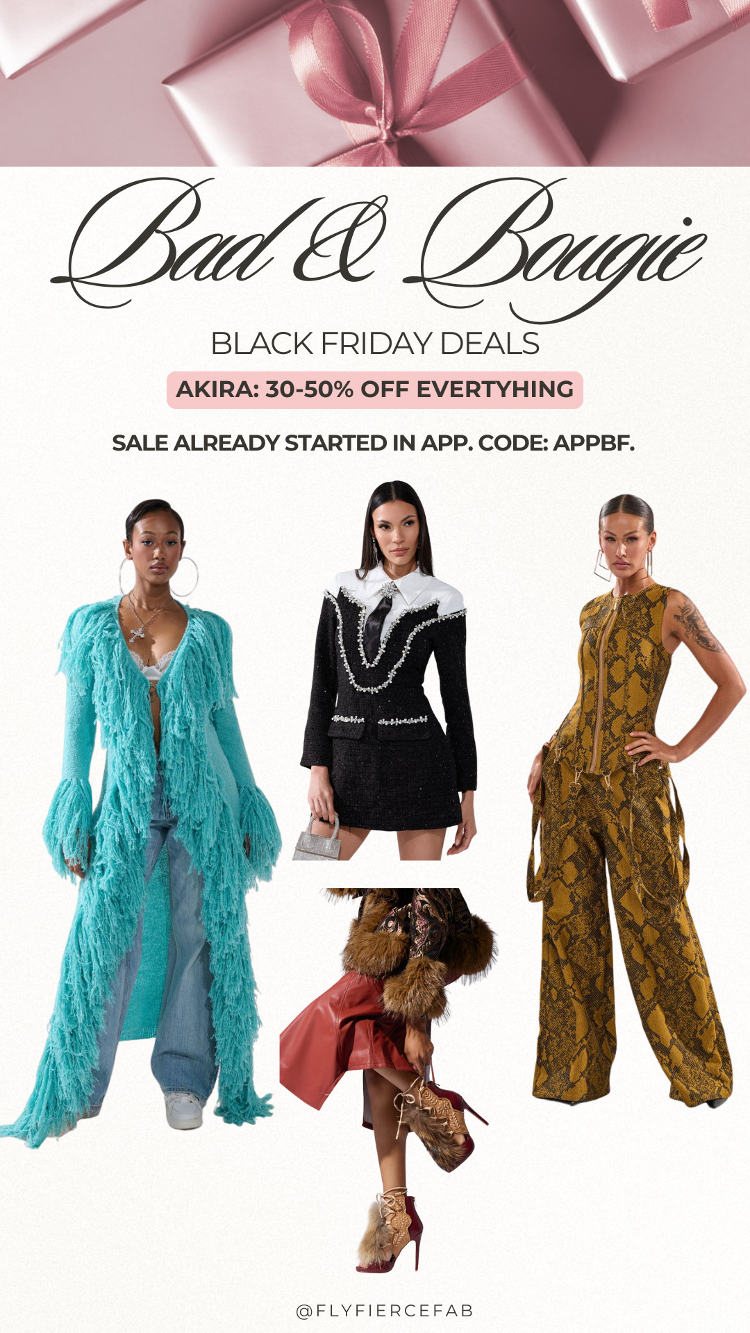 The Akira Black Friday sale is already going down on their app! Use code: APPBF to save 30-50% Off Everything! 🛍️✨

This turquoise fringe sweater is at the top of my Akira wishlist, it'd be so cute with my winter outfits! 

 #LTKCyberWeek #LTKGiftGuide #LTKSaleAlert