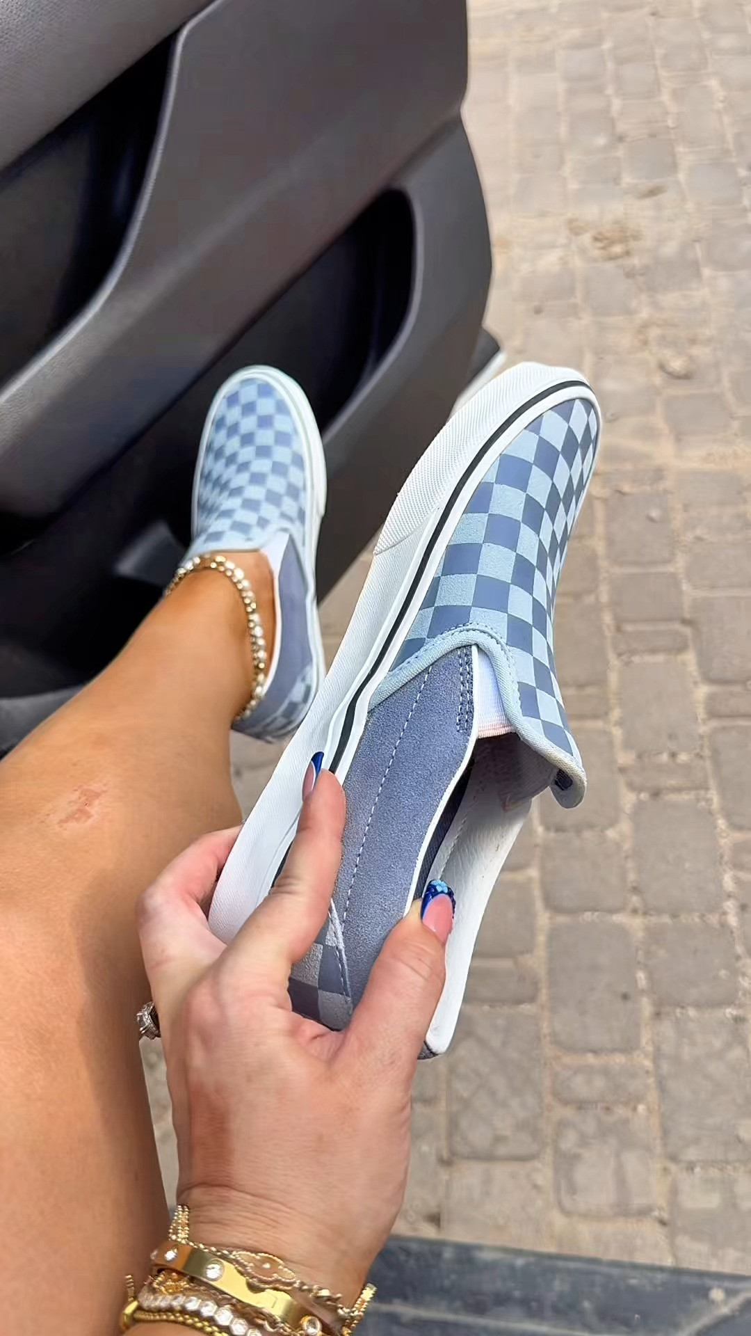 Blue checkered vans 💙⚡️ #vans #checkeredvans #vansskate #sliponvans #dealsforyoudays #ad 

 #LTKootd #LTKWorkwear #LTKTravel