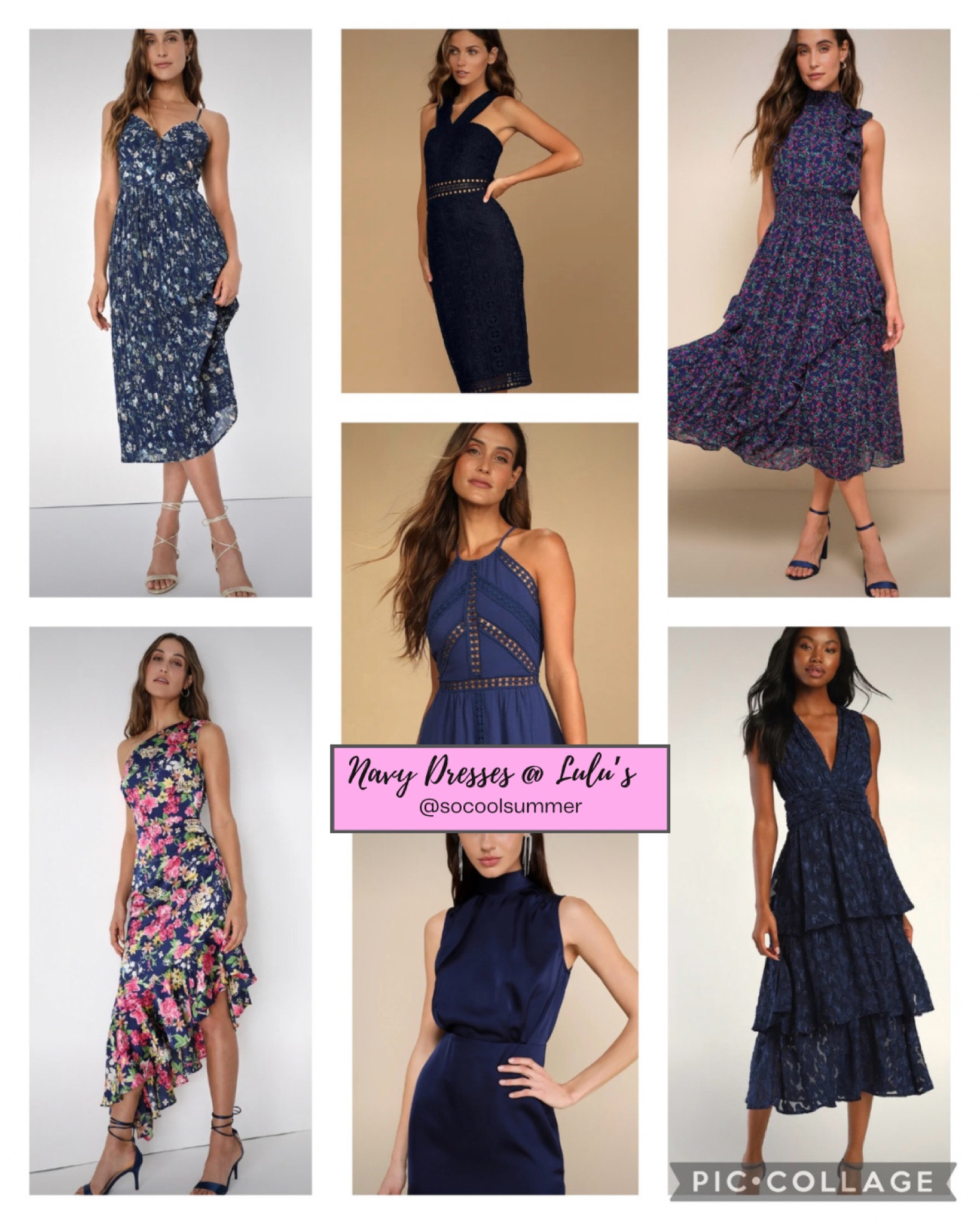Navy dresses for summers at Lulu’s. 

#hocsummer #coolsummer #lightsummer #softsummer #pastelsummer #darksummer #brownsummer #sweetpeasummer #summerpalette #summerfinds

#LTKstyletip #LTKwedding #LTKfindsunder100