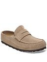 Birkenstock Naples Wrapped Suede Leather Clog - Taupe | Very (UK)