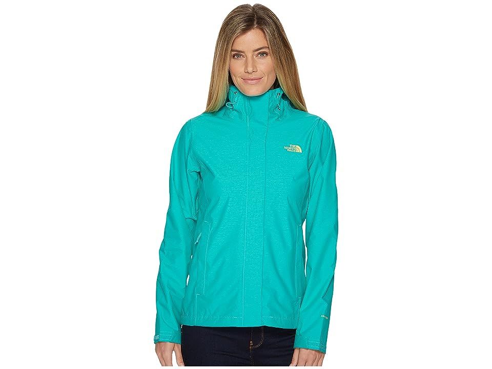 The North Face Venture 2 Jacket (Pool Green Heather) Women's Coat | Zappos