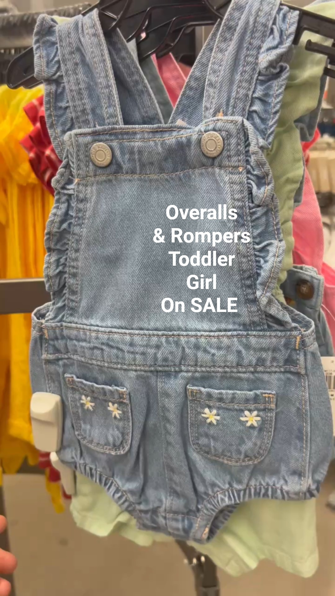 $7-15 Cutest overalls and rompers Toddler Girl ON SALE 😍