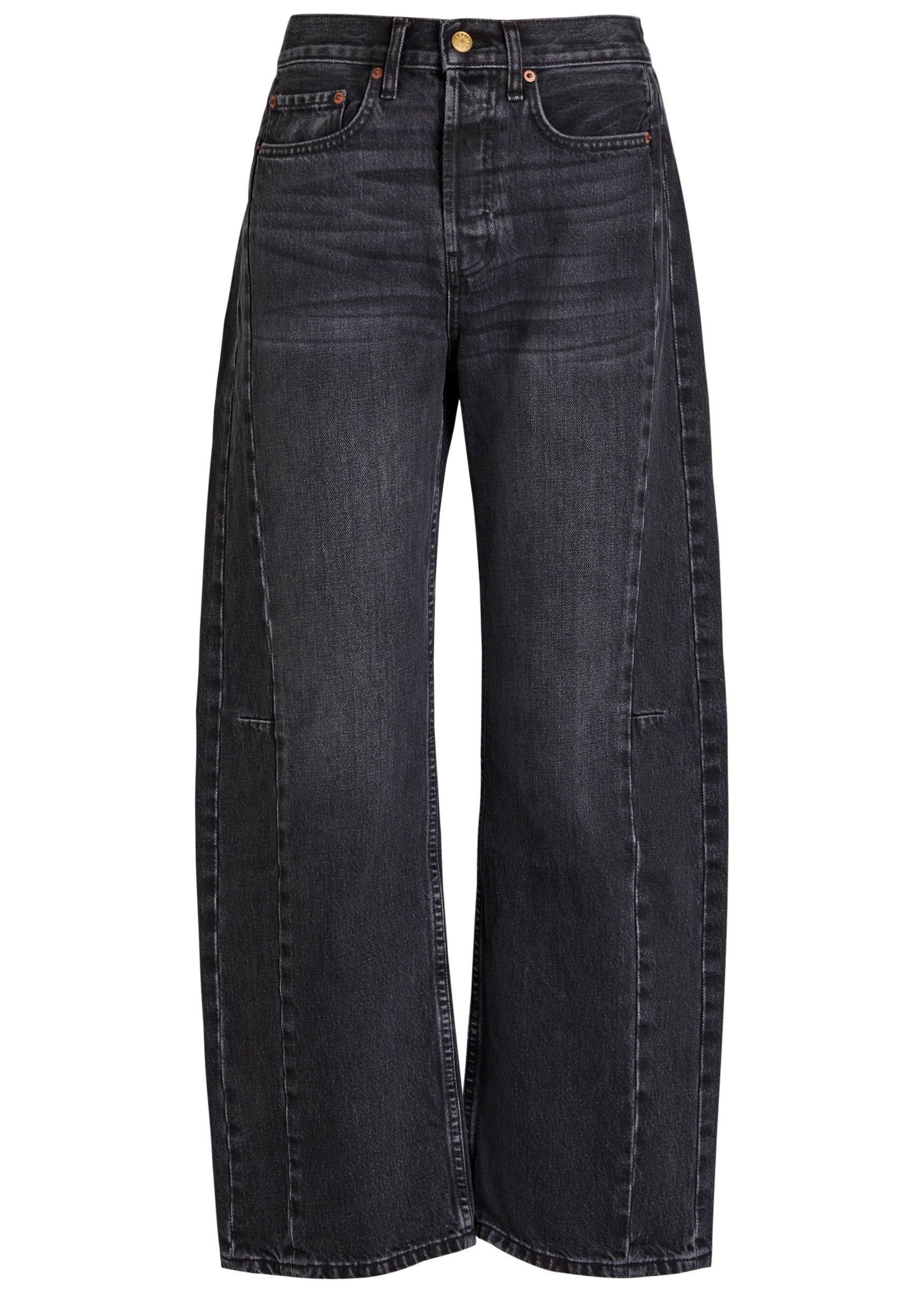 Slim Lasso structured barrel-leg jeans | Harvey Nichols