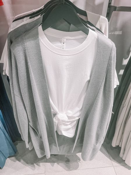 Cozy Lululemon cardigan and top for casual style  

#LTKstyletip #LTKU #LTKFind