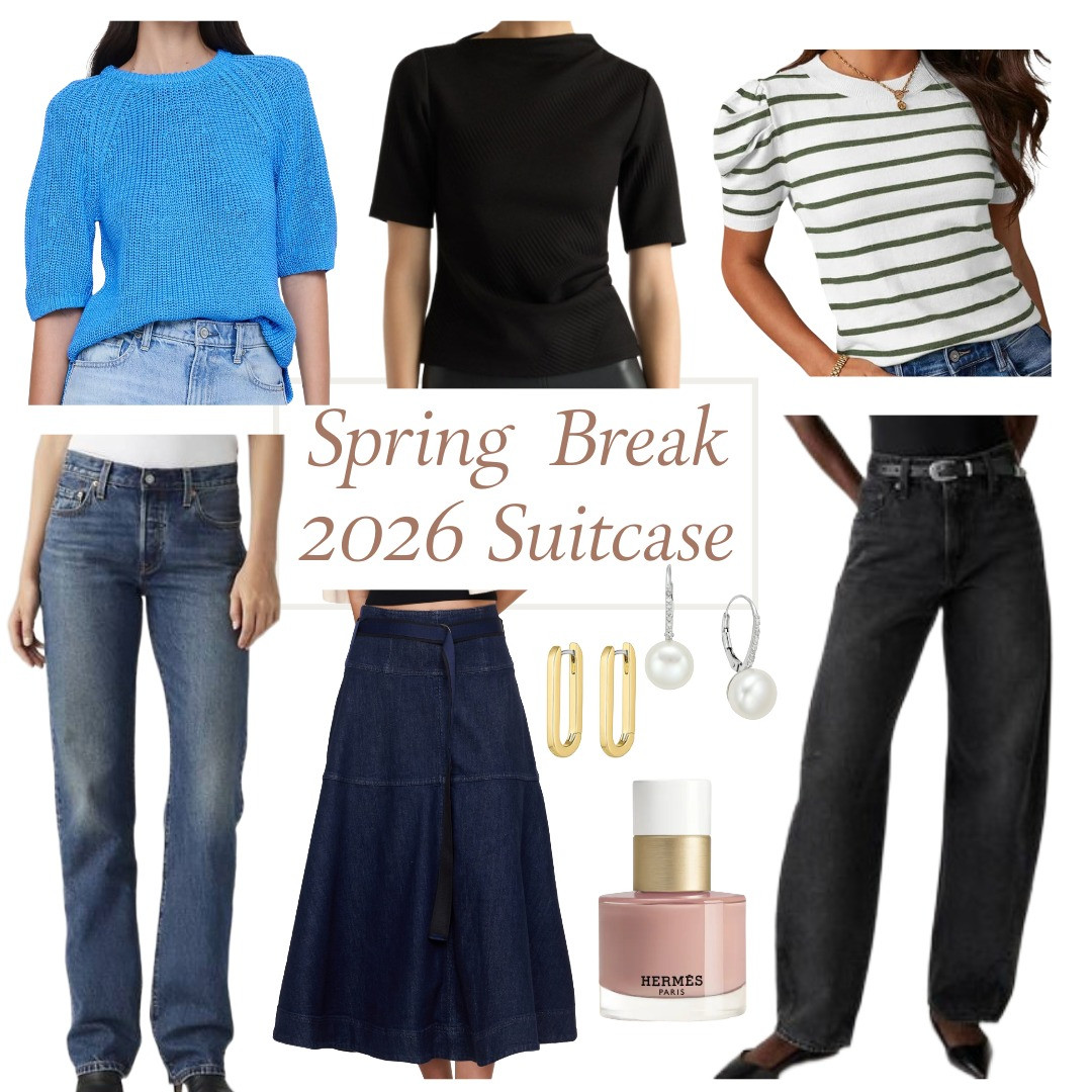 Spring break packing list. Heading to Washington DC for spring break and I packed a casual spring wardrobe for the week.  

 #LTKPetite #LTKBeauty #LTKTravel