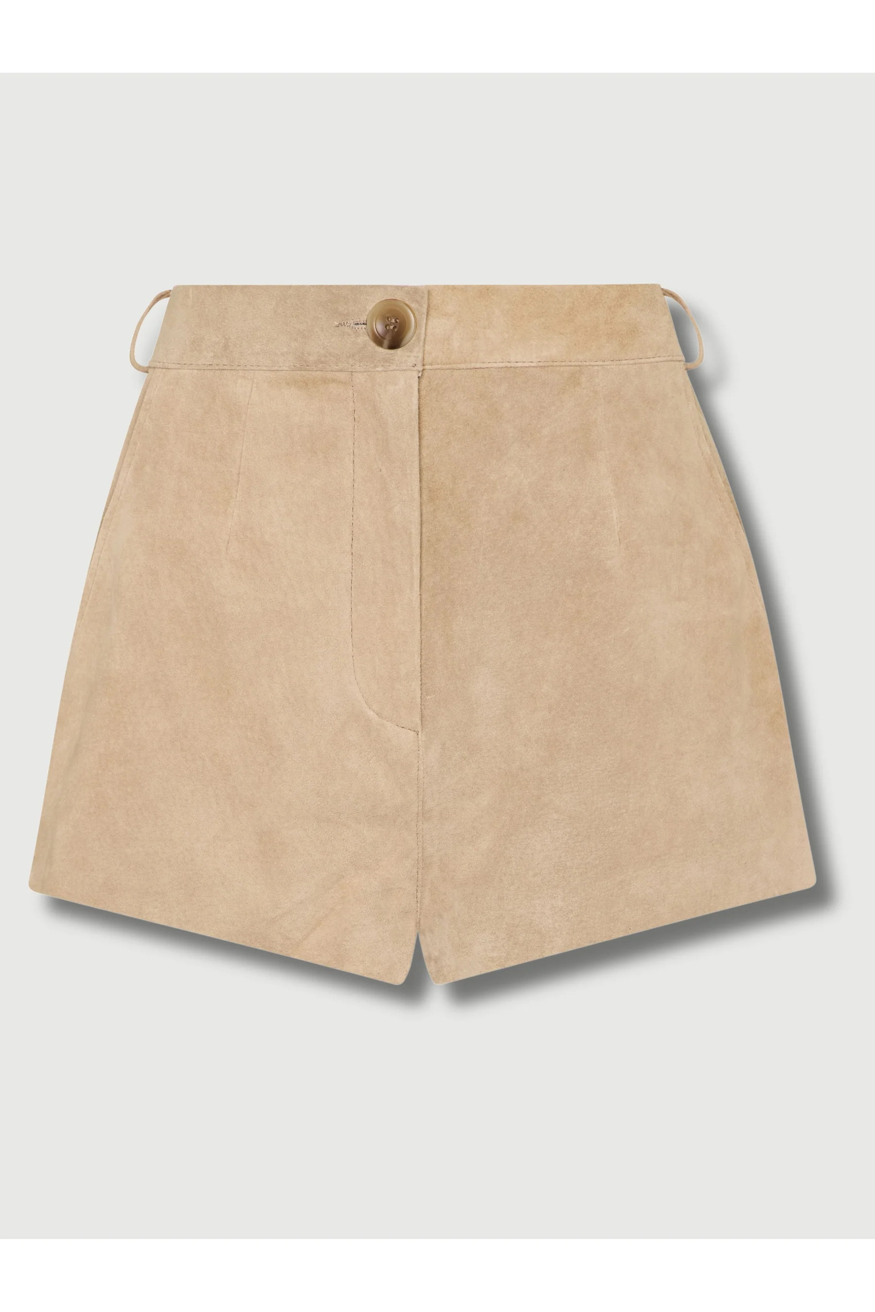 Suede Shorts Light Beige | L.CUPPINI
