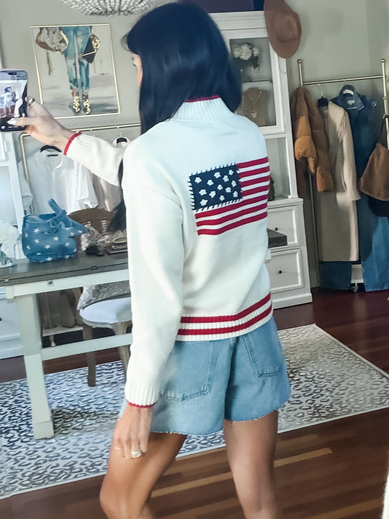 The cutest flag sweater for summer! Wearing a small sweater and 2 shorts
@Target

#LTKootd #LTKSeasonal #LTKSaleAlert