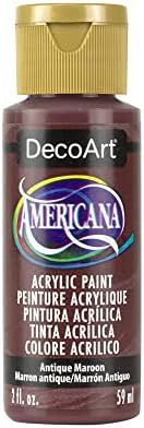 DecoArt Acrylic Paint, 2 Fl Oz (Pack of 1), Antique Maroon | Amazon (US)