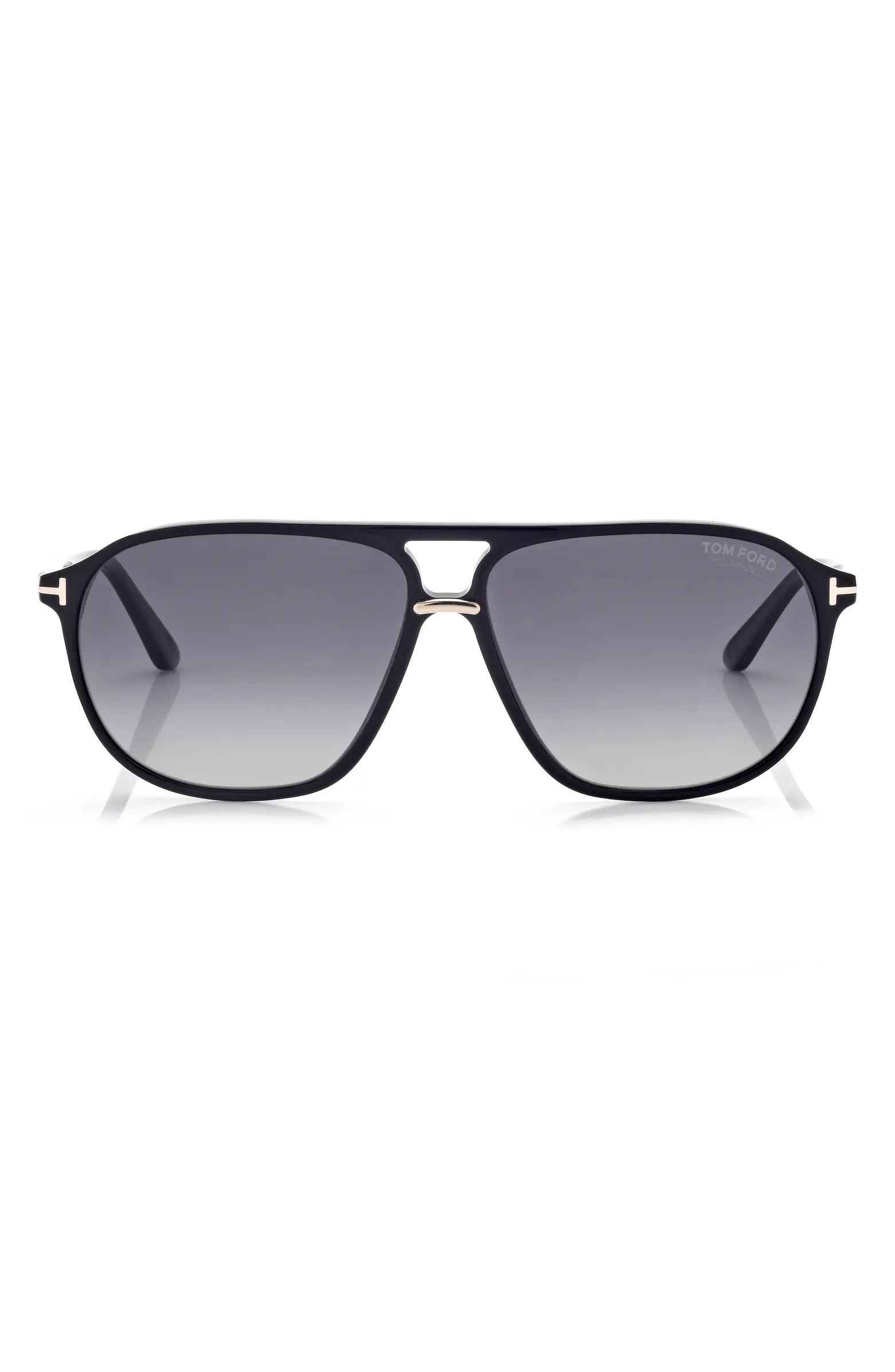TOM FORD Bruce 61mm Polarized Navigator Sunglasses | Nordstrom | Nordstrom
