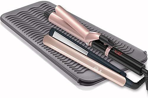 SmellRose Hair Iron Mat & Pouch, Professional Heat Resistant Mat for Flat Iron and Curling Iron, ... | Amazon (US)
