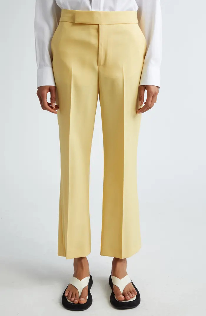 PARTOW Farah Flare Wool Trousers | Nordstrom | Nordstrom