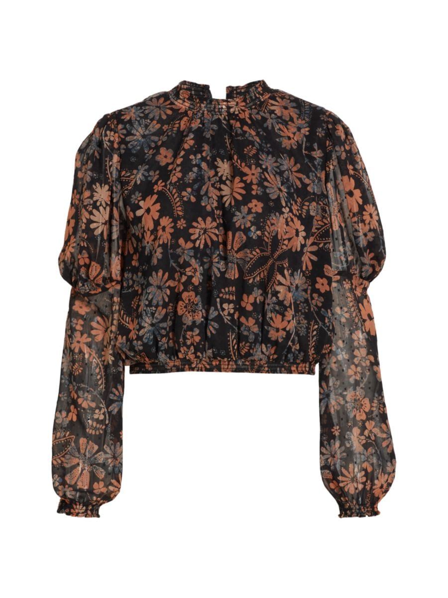 Free People Clarissa Printed Blouse | Saks Fifth Avenue