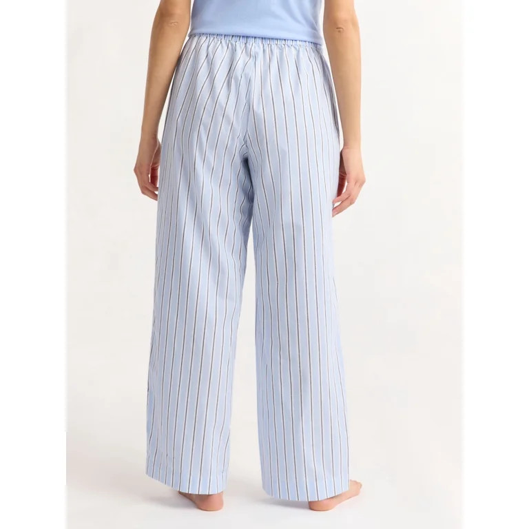 Joyspun Women's and Women’s Plus Cotton Poplin Sleep Pants, Sizes XS to 3X | Walmart (US)