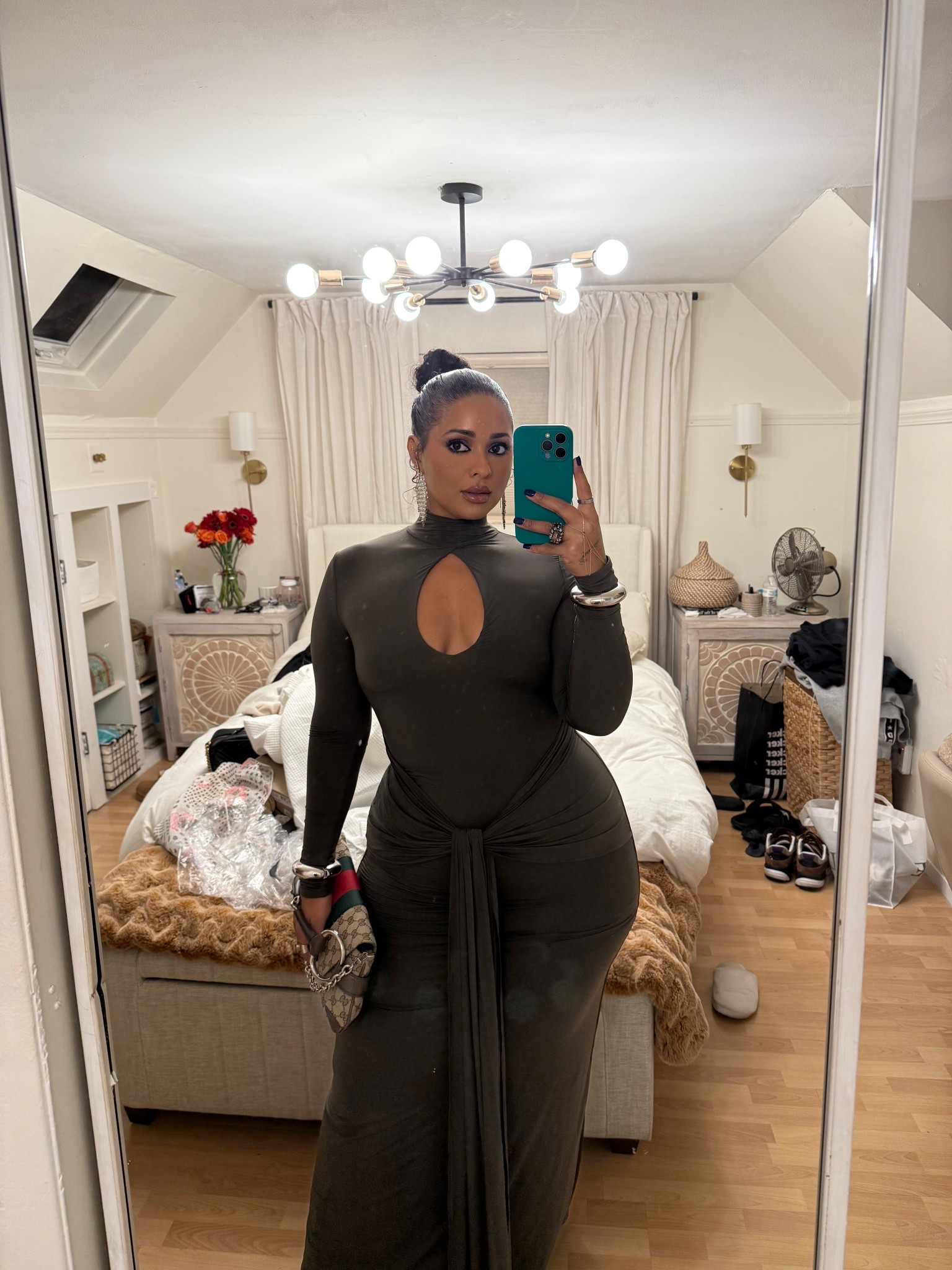 Evening night out! 
Wearing a size large in the dress  

#LTKPlusSize #LTKStyleTip #LTKMidsize