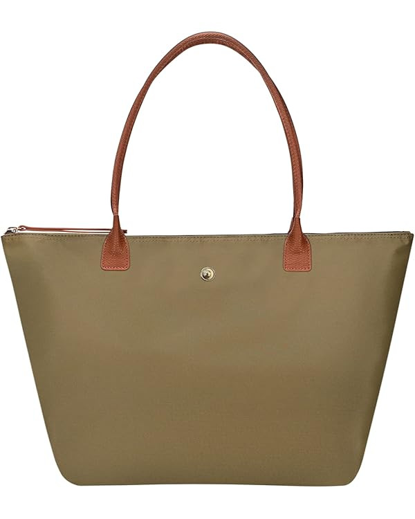 GM LIKKIE Shoulder Tote Bag for Women, Nylon Top-Handle Purse, Foldable Weekend Hobo Handbag (Dar... | Amazon (US)