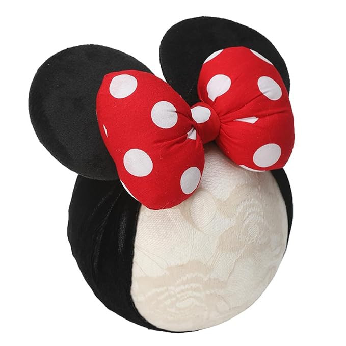 JIAHANG Baby Girl Mouse Ears Turban Headband with 3D Polka Dot Bow, Wide Hairband for Newborn Inf... | Amazon (US)