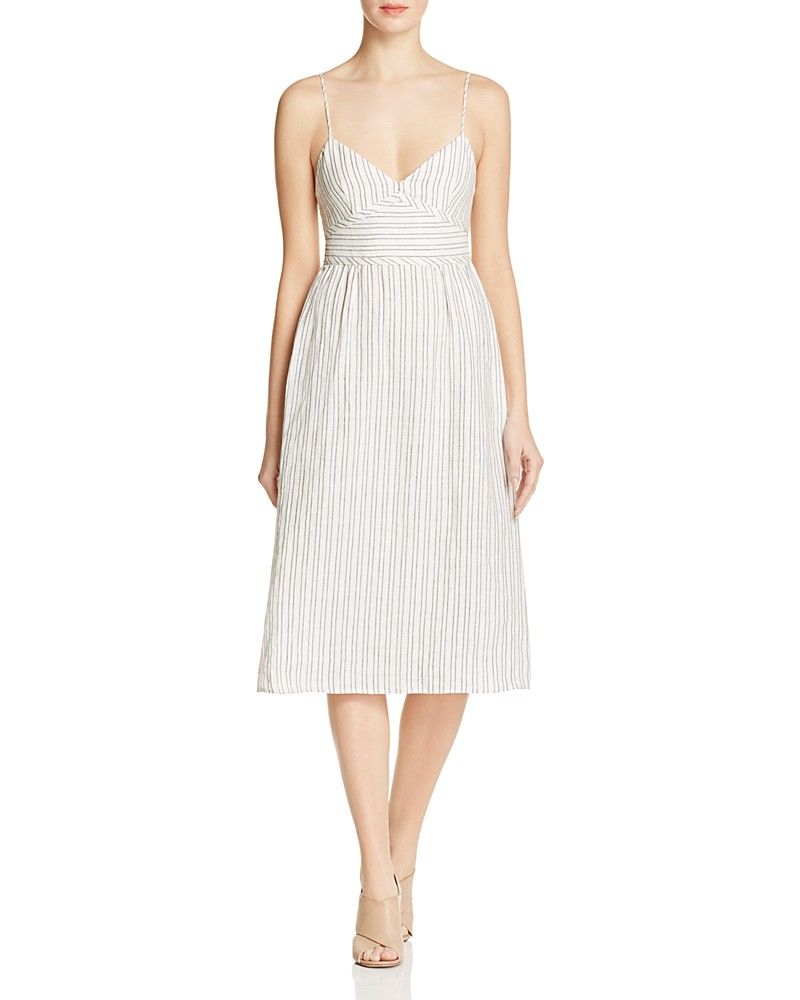 Theory Melaena Striped Linen Dress | Bloomingdale's (CA)
