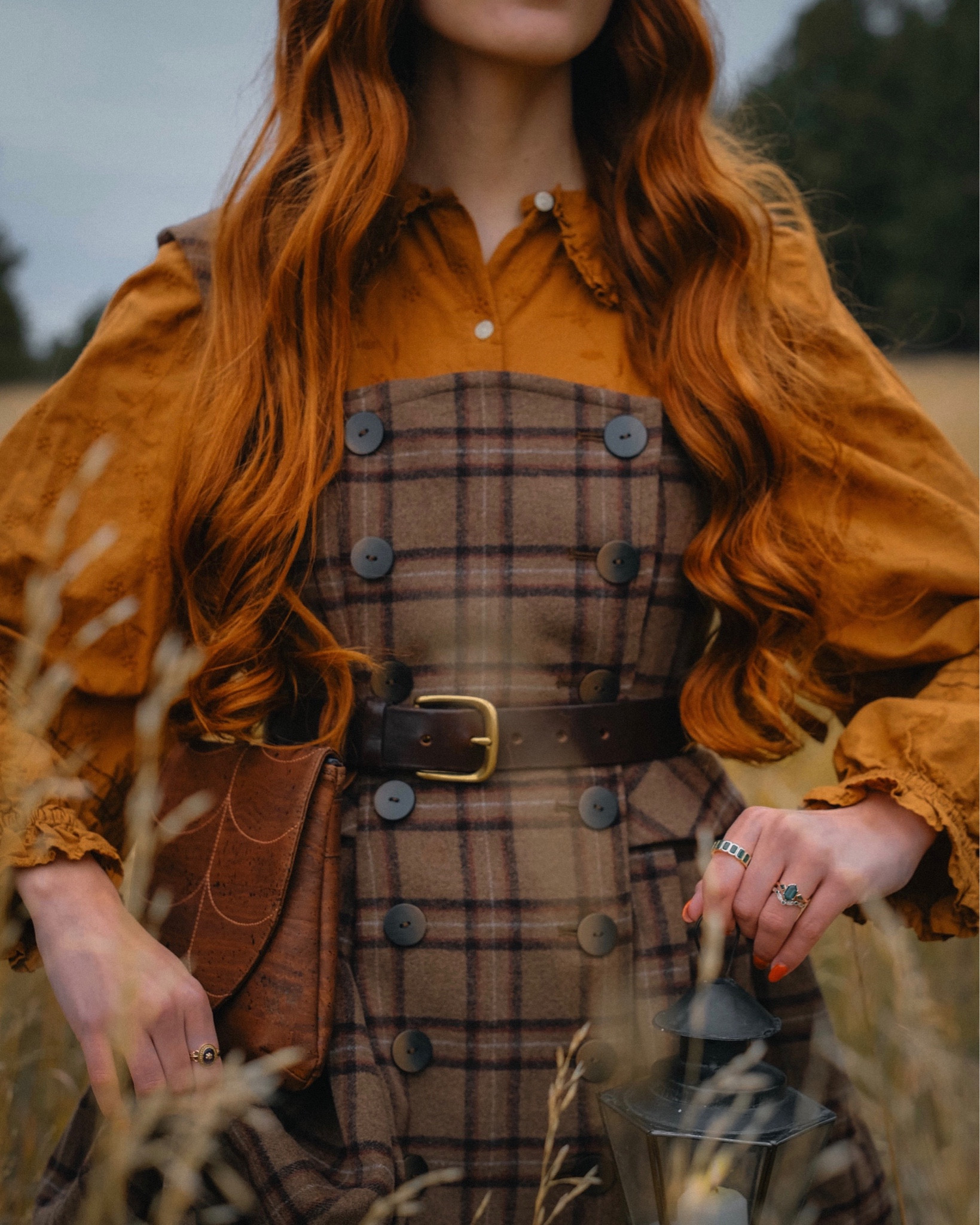 Love plaid for fall! Fall Cottagecore and dark academia outfit 🍂
Fall outfit, fall dress, blouse 

#LTKfindsunder100 #LTKSeasonal #LTKstyletip