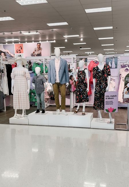 Easter for the whole family at Target. Matching Easter outfit ideas 