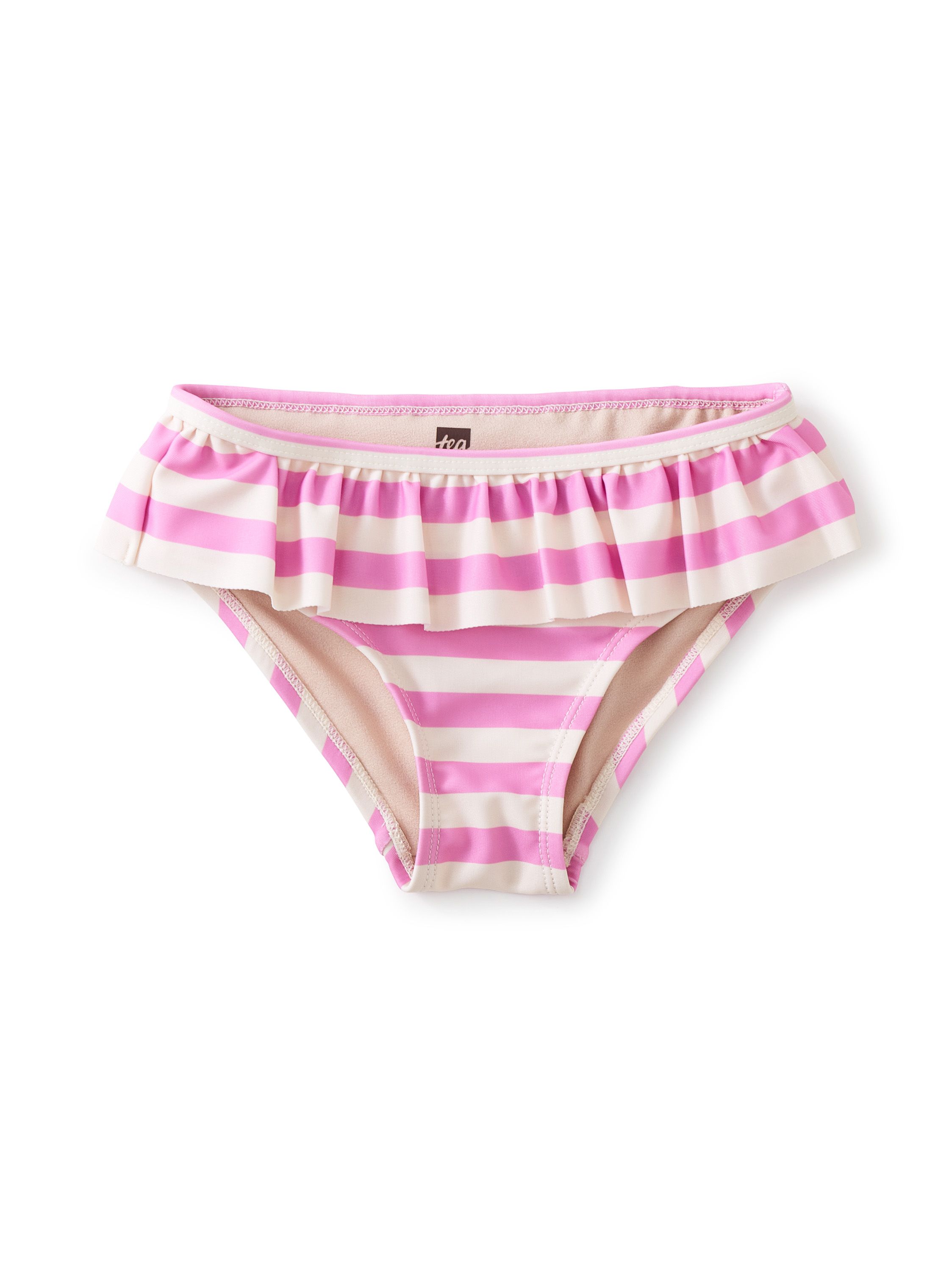 Ruffled Striped Bikini Bottoms | Tea Collection