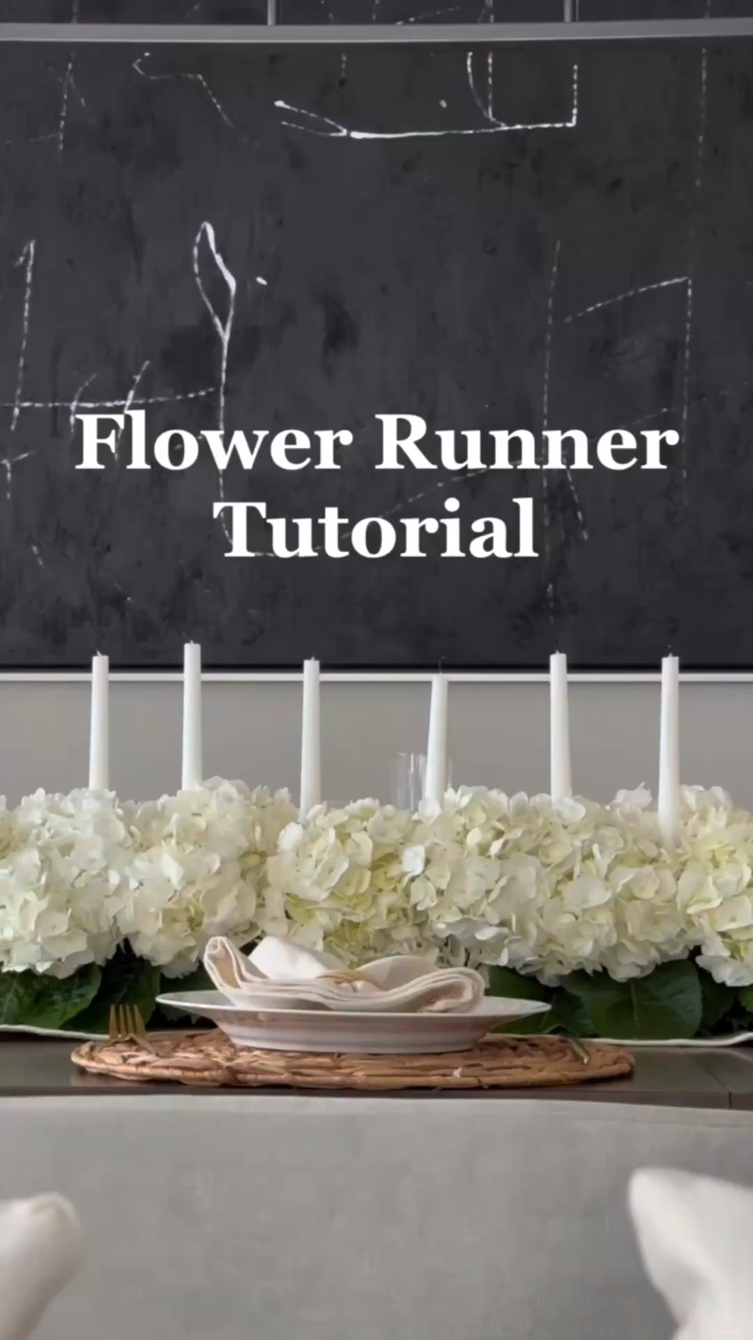 Check out this simple DIY hydrangea runner for a stunning and budget-friendly centerpiece. Add a few candles to elevate the look even more! 
Things you will need:
You will need to purchase wet floral foam. Use as many pieces needed to fill your vase.  Also, I bought  a really long plastic tray/vase at the floral store.  This tray helps keep the water from the foam contained. If you want to make a very long arrangement you can use more than one vase. You can also use any rectangular vase you have at home.
Comment shop to get the link 
Instructions: 
Dip your green foam in water and place inside the vase. Cut the stems in an angle and proceed to insert them on the foam. I stuck them on the top side of the foam, just play with it until you find the right spot. You want them to cover the top and the sides. For this arrangement I used 12 hydrangeas. I could have used a couple more to make it fuller. Once you finish placing the flowers on one side, you can place the candles on the foam. Once the candles are in, then work on inserting the flowers on the opposite side. When you are cutting and cleaning your hydrangeas, make sure not to throw away the green leaves as you can reuse them as fillers to cover the spots where the foam shows. I placed them all around the bottom of my arrangement and it looked beautiful! You can also use any other filler plant of your liking. This arrangement is so simple, it only takes a few minutes to make. Perfect for any special event! 
Let me know if you have any questions and make sure to follow @kettelhomedecor for more decor ideas!
.
.
.
.
#tablecenterpiece #hydrangeas #springflowers #flowerarrangement #flowerrunner

#LTKstorytime #LTKHome #LTKSeasonal