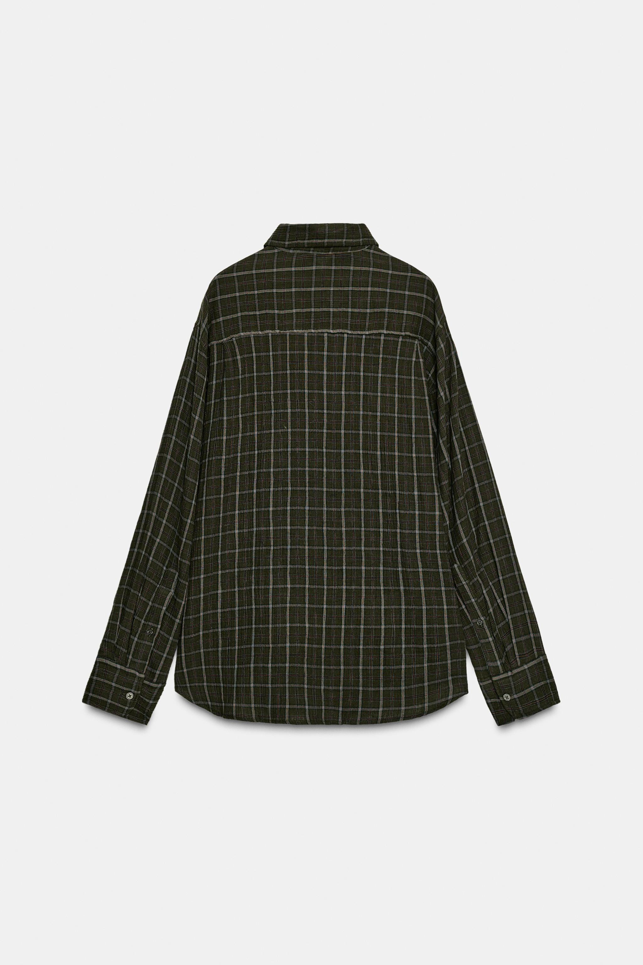 OVERSIZED PLAID SHIRT | Zara US