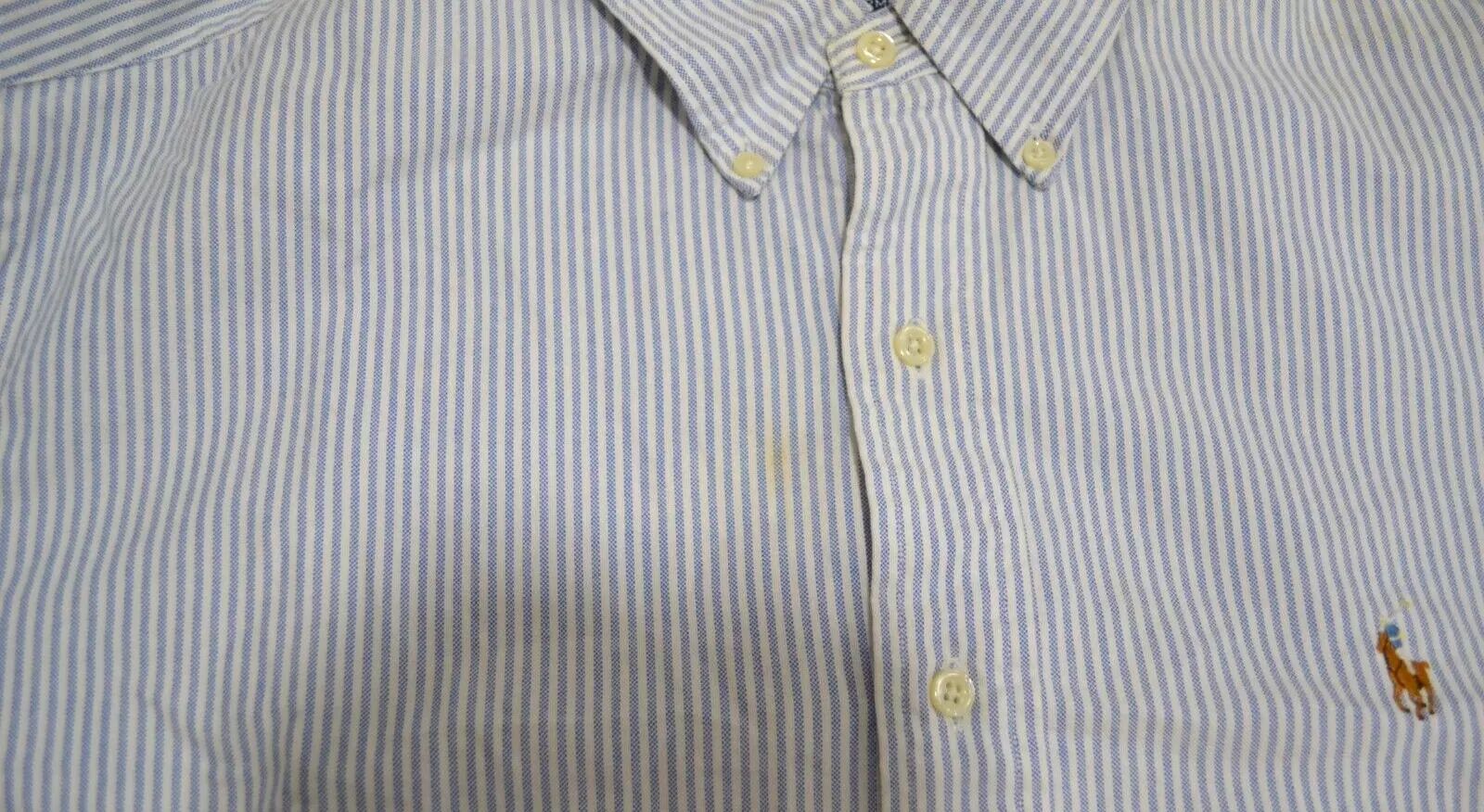 Ralph Lauren Men's Button Up Oxford Long Sleeve Buttondown Shirt Large Imperfect  | eBay | eBay US