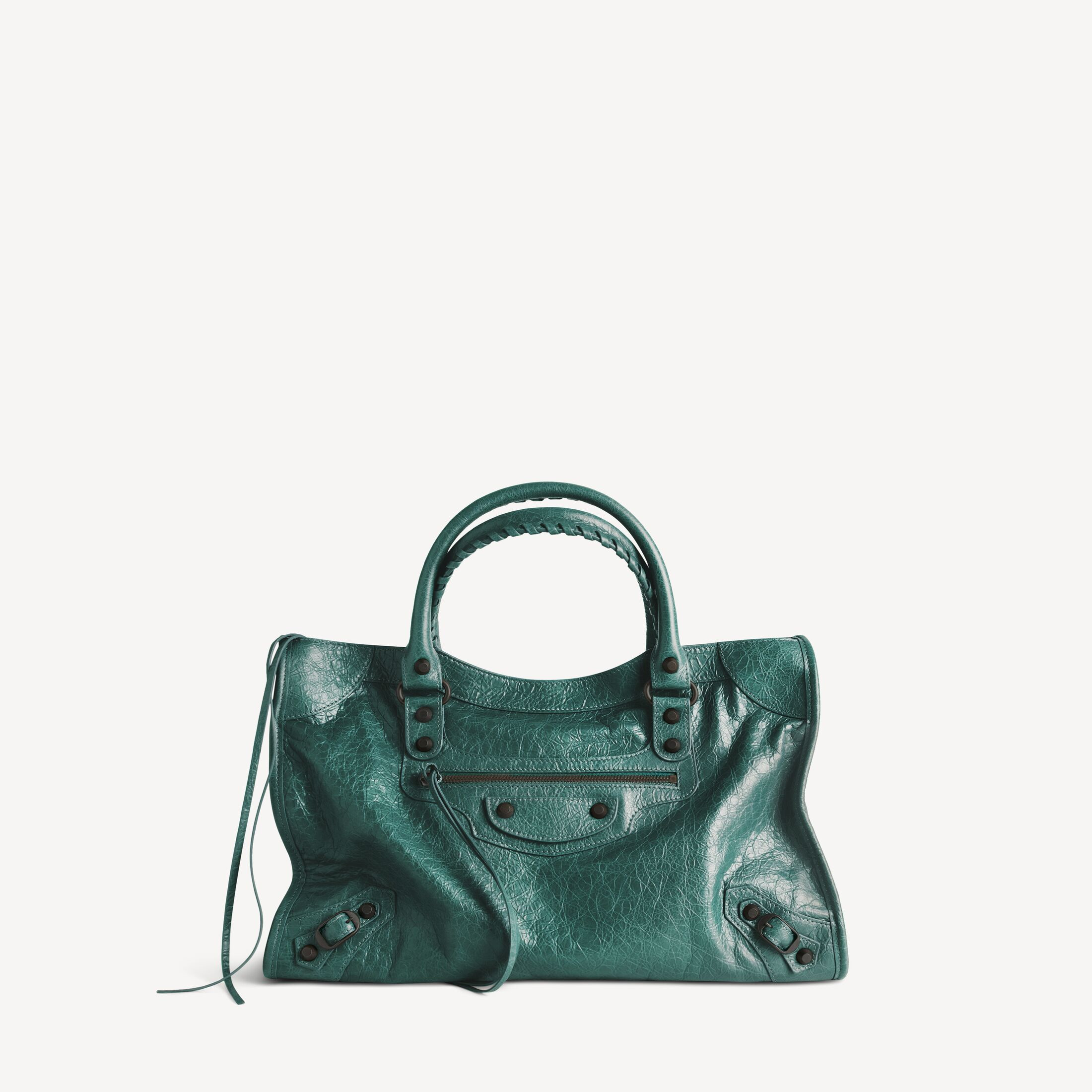 Balenciaga Le City Bag Medium - Green - Women's | Balenciaga