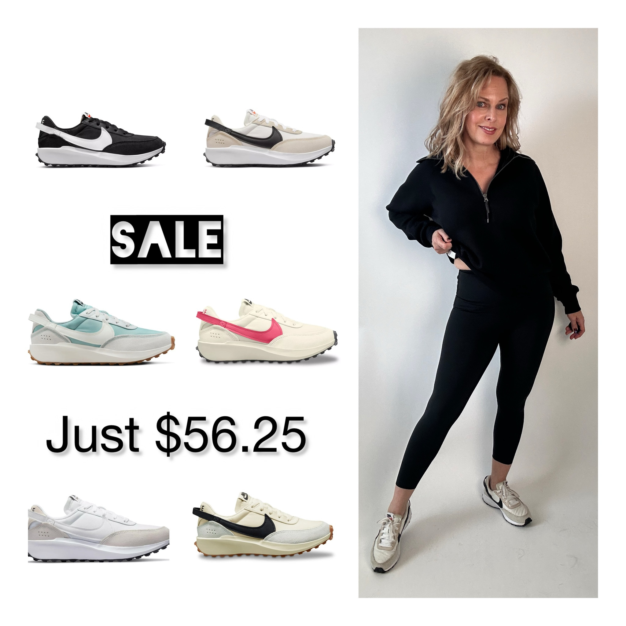 Another of my favorite pairs and SUPER popular on LTK, is this Nike waffle sneaker! True to size ❤️

#LTKSaleAlert #LTKActive #LTKFindsUnder100