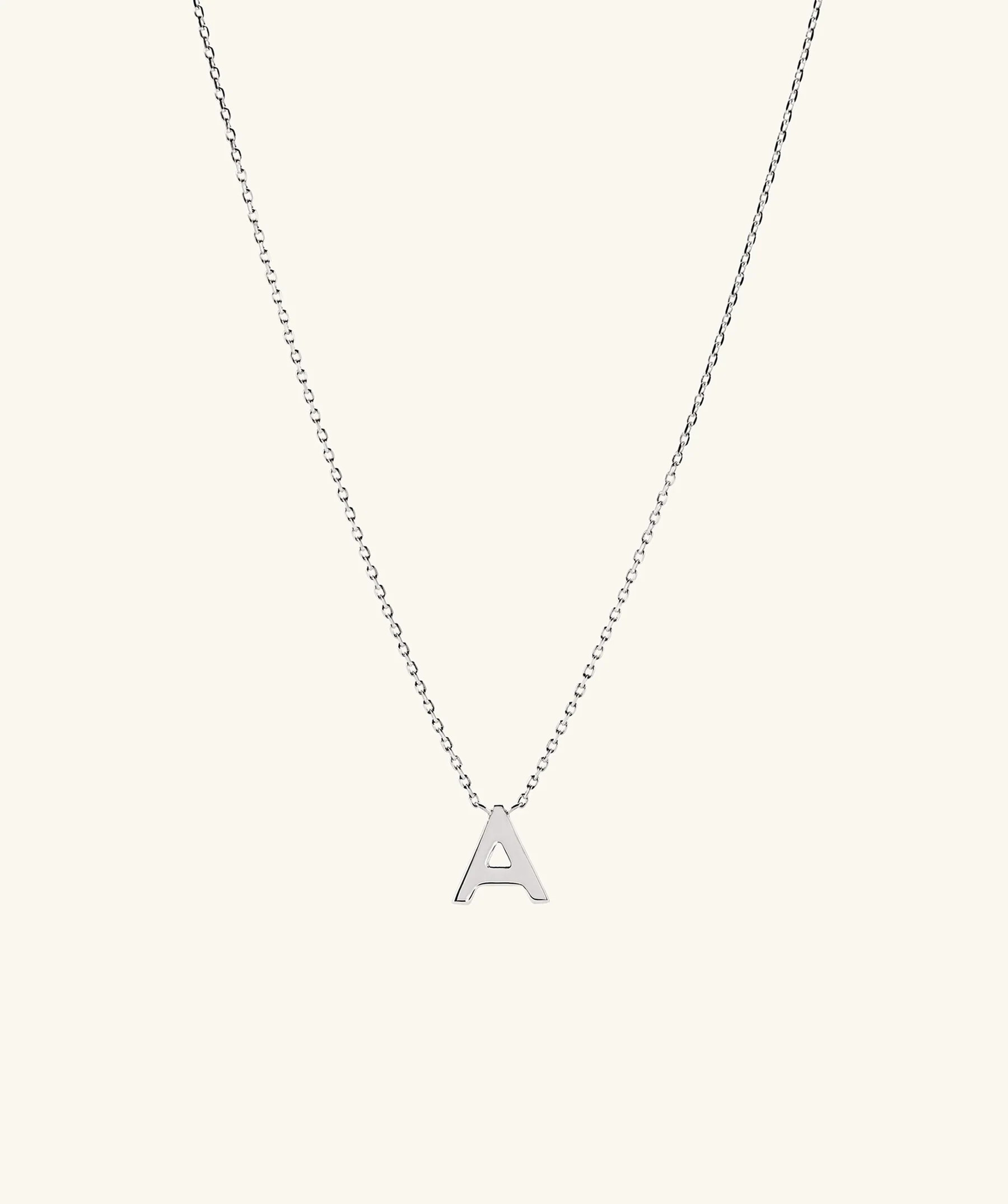 Letter Necklace | Mejuri Fine Crew