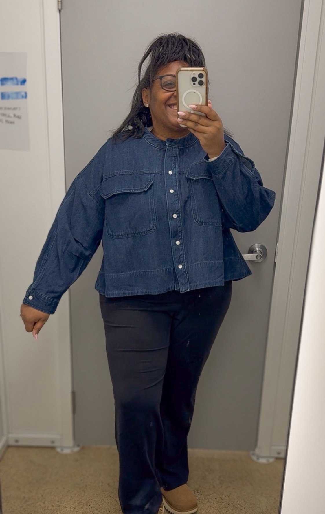 Shirt or shacket?! Either way, it makes for the perfect transition piece 💙

#LTKootd #LTKPlusSize #LTKMidsize