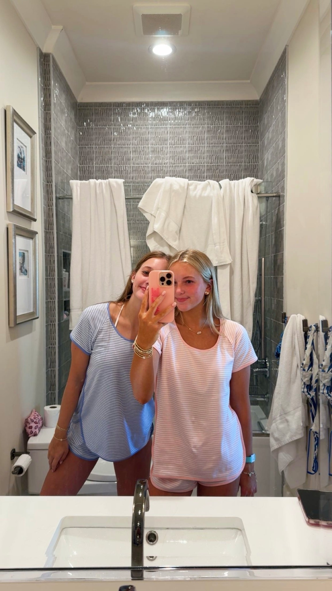 Cutest, most comfy and chic matching pj set!! Xs small for both of us!

#LTKSummerEdit #LTKU #LTKSeasonal