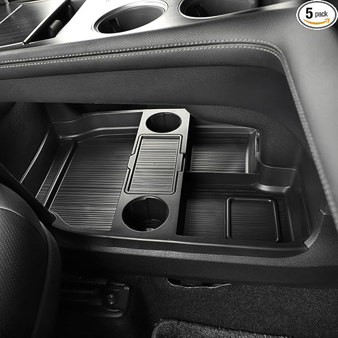 Compatible with 2026 Toyota Sienna Center Console Organizer with Cup Holder, Lower Storage Box Ac... | Amazon (US)