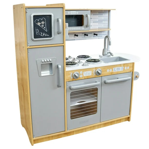 KidKraft Uptown Natural Play Kitchen with 1 Piece Accessory Play Set - Walmart.com | Walmart (US)