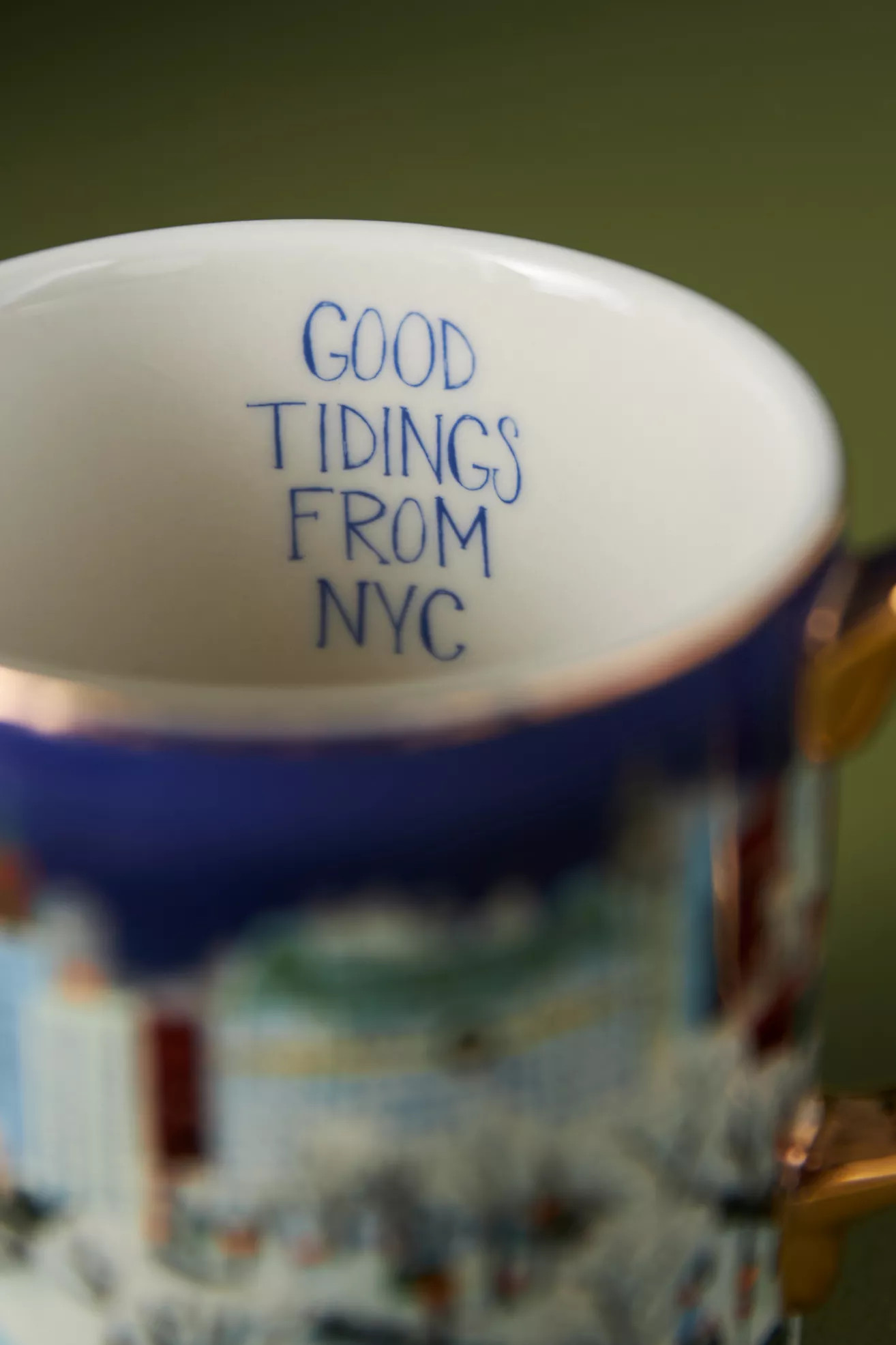 Holiday In The City Mug | Anthropologie (US)
