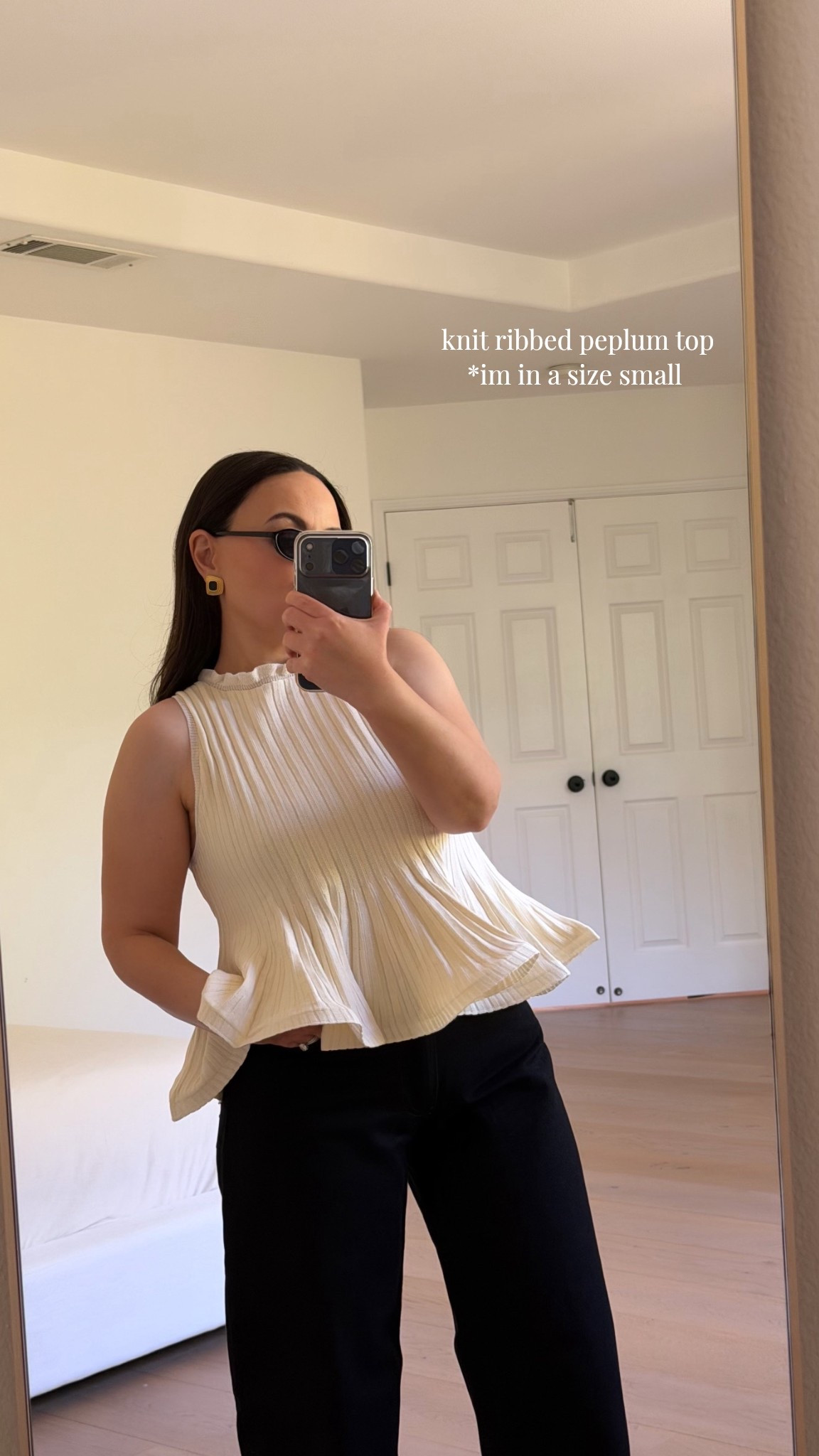 Knit ribbed peplum top — stock is running low so grab it quickly if you’re into it 💛

#LTKootd #LTKgrwm #LTKPetite