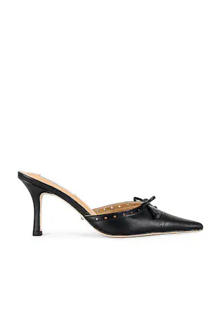 Tony Bianco Scooter Heel in Black Como from Revolve.com | Revolve Clothing (Global)