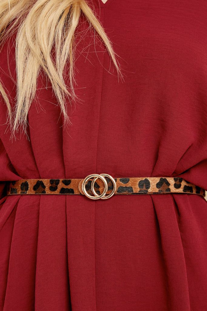 All Alright Leopard Belt | Red Dress 