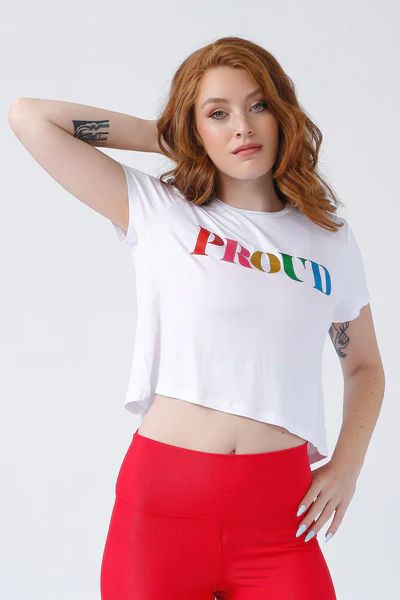 Proud Crop T-Shirt | Beach Riot