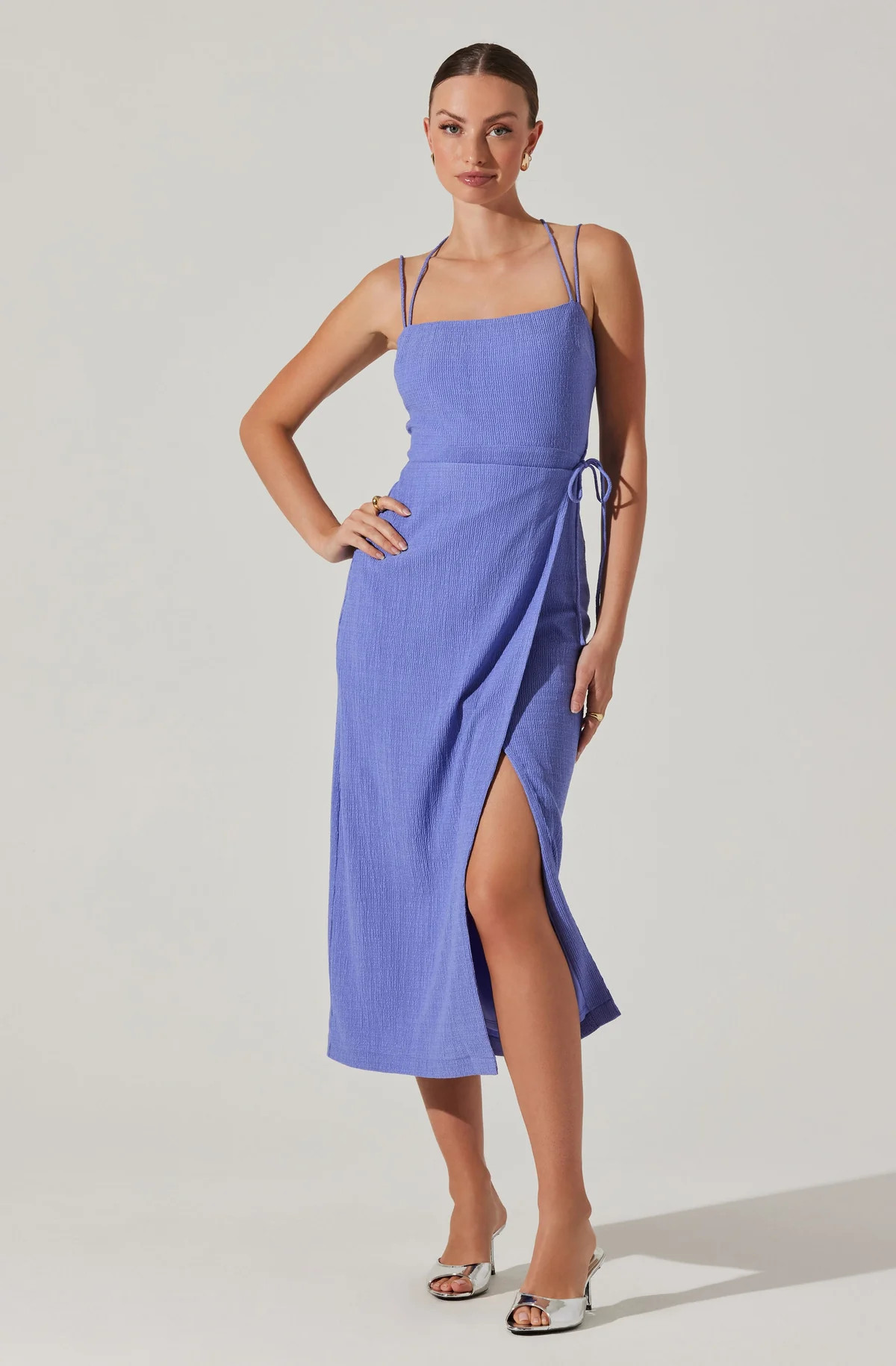 Brinda Wrap Midi Dress | ASTR The Label (US)