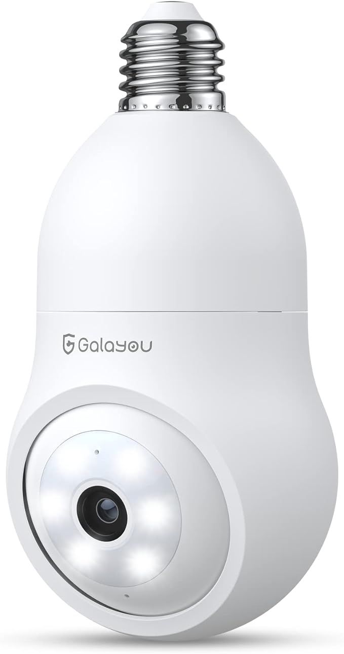 GALAYOU 2K Light Bulb Security Cameras Wireless Outdoor, Lightbulb Camera,WiFi Cameras for Home S... | Amazon (US)