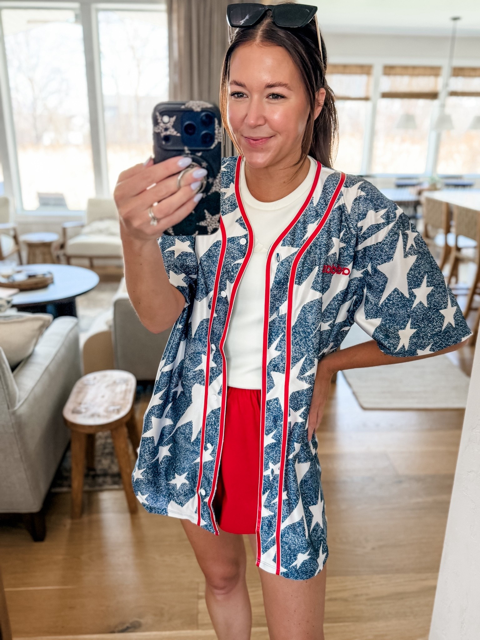 ⚽️🇺🇸 GAME DAY but make it CUTE 🇺🇸⚽️This adidas  look is giving sporty + chic and I’m here for it 👏🏼 The oversized jersey + pop of red = the easiest outfit that still looks put together (even if you’re just there for the snacks 😉) 
Jersey https://bit.ly/4cy8okA
Tank https://bit.ly/4t6viGd
@adidas
#createdwithadidas #adidaspartner 
#LTK #liketkit Itk.it/xx



#LTKgrwm #LTKFestival #LTKTravel
