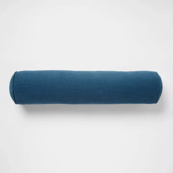 Cotton Velvet Bolster Throw Pillow - Threshold™ | Target