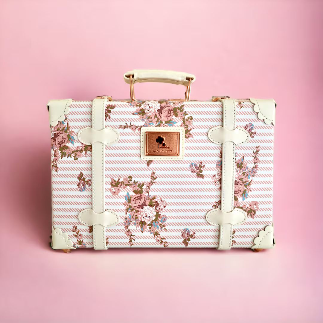Vintage Floral Keepsake Box, Memory Case, Suitcase Memory Box, Vintage Suitcase - Elegant Baby Sh... | Etsy (US)