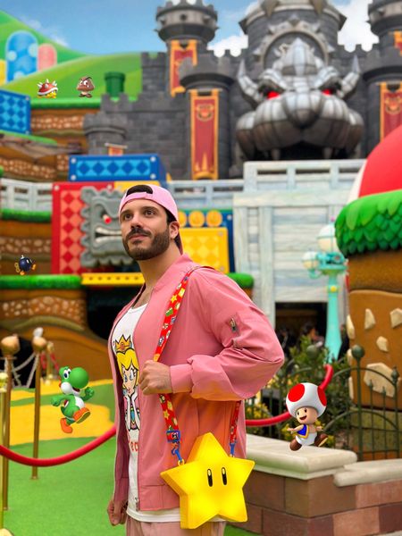 Princess Peach inspired look 🍄👑⭐️

📍 Super Nintendo World at Universal Studios Hollywood 🎢

pink bomber jacket | pink casual look | pink style | pink fashion | pink hat | pink outfit | pink top | pink pants | mens fashion | mens outfits | mens summer fashion | mens fashion amazon | theme park outfit 

#LTKunder50 #LTKtravel #LTKmens