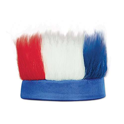 Beistle Hairy Headband, red/white/blue | Amazon (US)