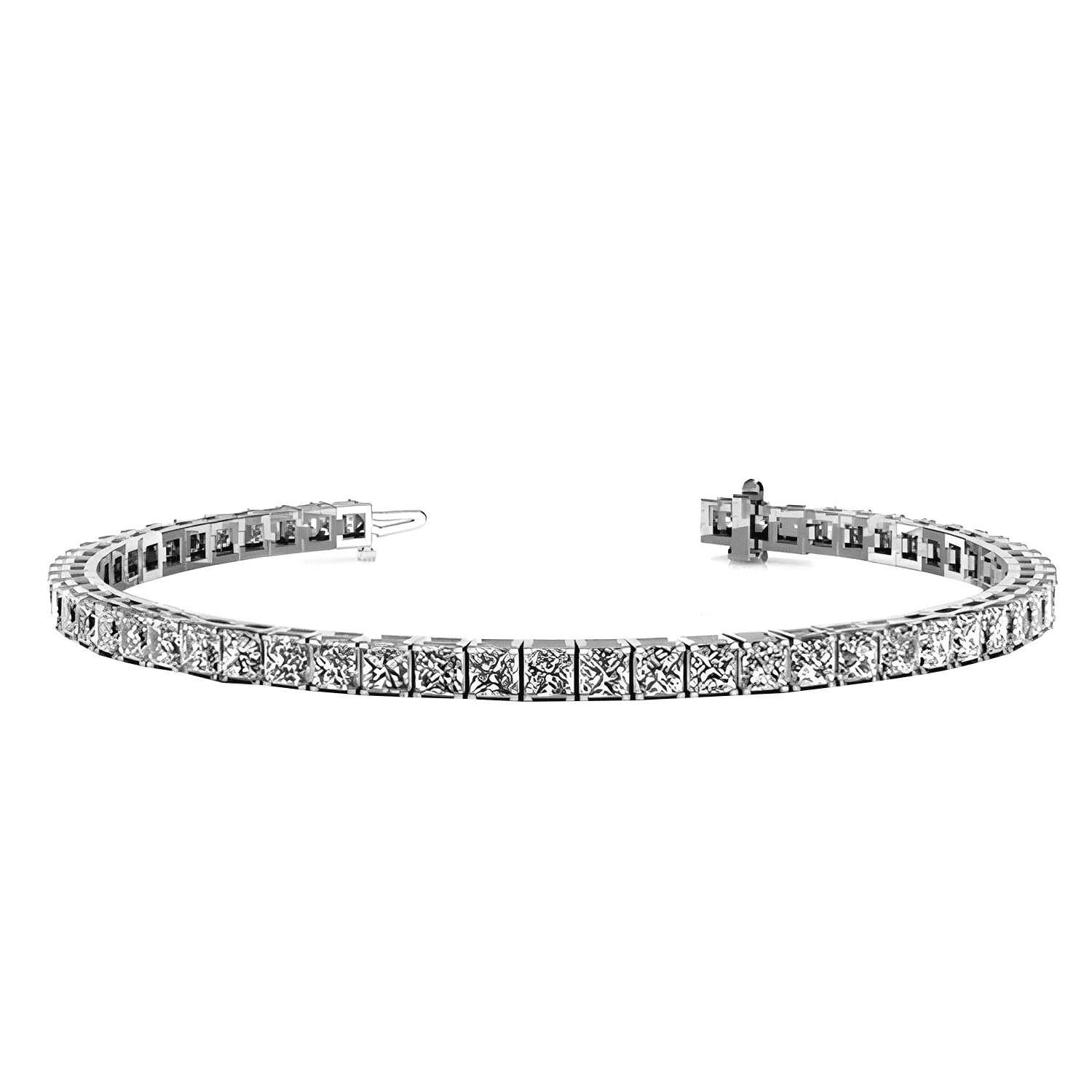 Cate & Chloe Leila 18k White Gold Plated Tennis Bracelet with Simulated Diamond Crystals for Wome... | Walmart (US)