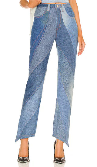 EB Denim Vien Straight Leg in Blue. - size XS (also in XXS) | Revolve Clothing (Global)