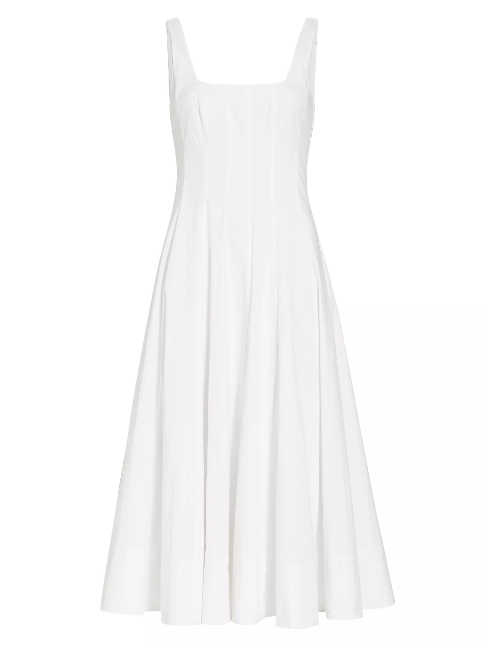 Wells Cotton Poplin A-Line Midi-Dress | Saks Fifth Avenue